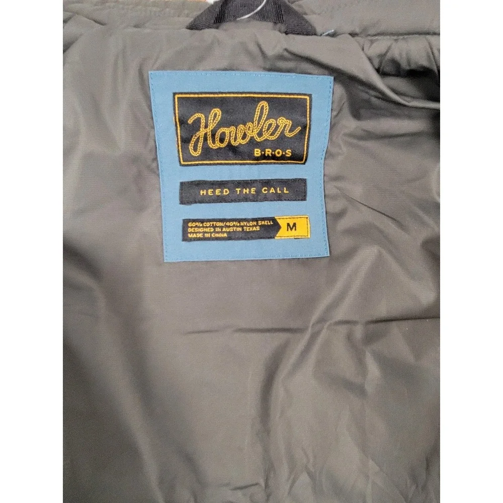 NWT Howler Bros Kid Youth Medium Rounder Vest‎ 3502 Blue British Khaki Corduroy